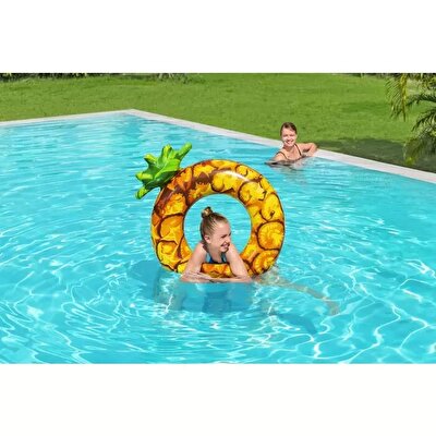 Bestway Ananas Desenli Yüzme Simidi