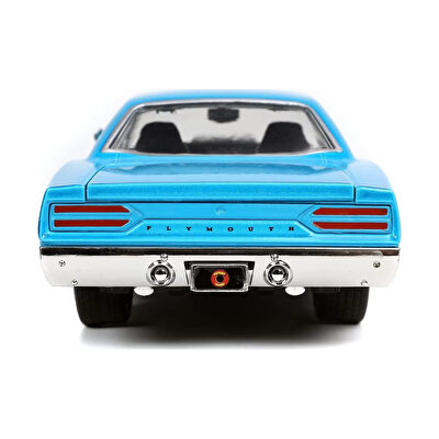 Jada Looney Tunes Roadrunner Plymouth 1970 1:24 Ölçek Araba ve Figür 7 Cm