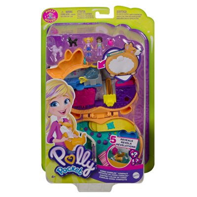 Polly Pocket Yumuşacık Corgi Kompakt Oyun Seti GTN13