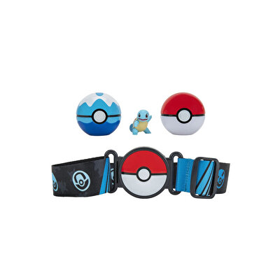 Pokemon Clip 'N' Go Pokeball Mavi Kemer ve Figür Seti Squi̇rtle