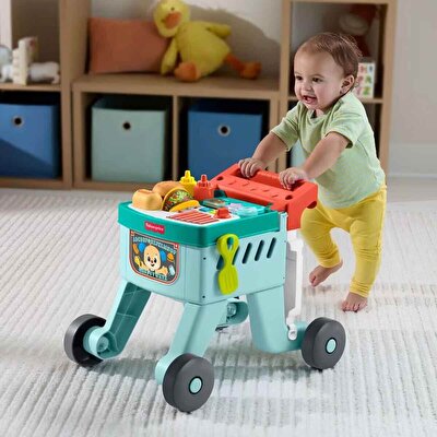 Fisher Price 4'ü 1 Arada Alışveriş Sepeti Yürüteç JLM95