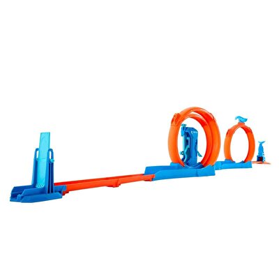 Hot Wheels Track Creator Üçlü Çember Paketi JDW39