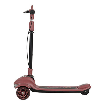 Prego Rapid Işıklı Müzikli ve Katlanabilir Scooter Bordo