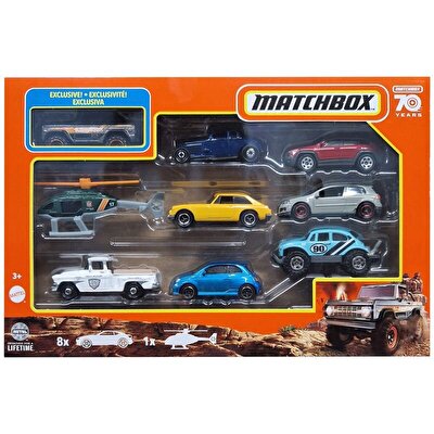 Matchbox Dokuzlu Araba Seti HKY05