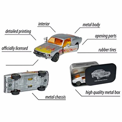 Majorette Vintage Deluxe Metal Araba Serisi Ford Mustang Fastback