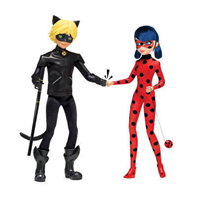 Miraculous Ladybug ve Cat Noir 2'li Paket 26 cm.