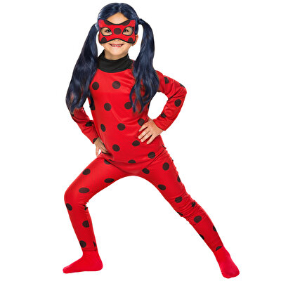 Miraculous Lady Bug Kostüm 7-9 Yaş
