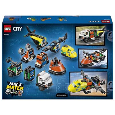 LEGO City Uçak Servis Kamyonu ve Hoverkraft Karışımı 60505