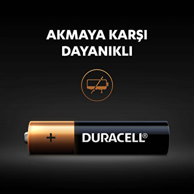 Duracell AAA Basic 4´lü İnce Kalem Pil