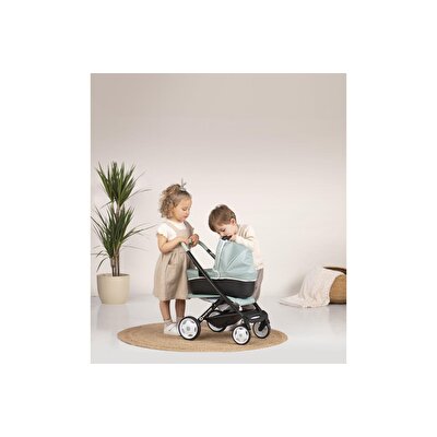 Smoby Maxi Cosi & Quinny Gri 3'ü1 arada Oyuncak Bebek Arabası