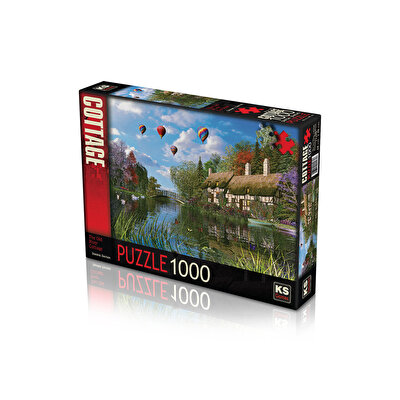 Ks Puzzle 1000 Parça Old River Cottage