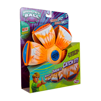 Phlat Ball V3 Turuncu-Beyaz Desen