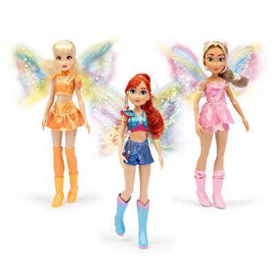 Winx Işıklı Kanatlı Periler WNX78 Flora