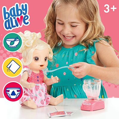 Baby Alive Bebeğim ve Sihirli Mikseri Sarışın E6943