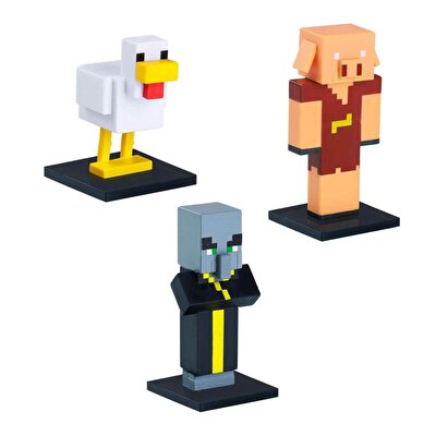 Minecraft 3D Toppeez 3'lü Figür Seti 1