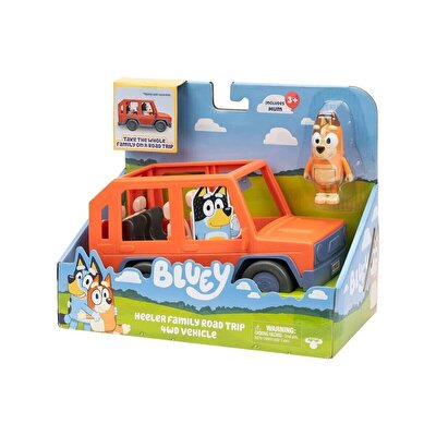 Bluey 4x4 Büyük Araç ve Chilli Figür Seti
