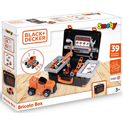 Smoby Black+Decker Oyuncak Tamir Kutusu 39 Parça