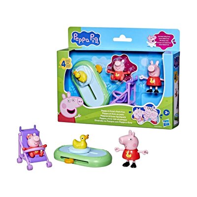 Peppa Pig Peppa'nın Anıları Oyun Seti Peppa ve Evie's Park Fun G0528