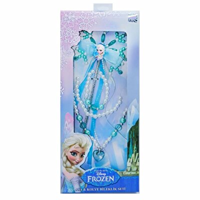 Frozen Elsa Asa Kolye Bileklik Seti