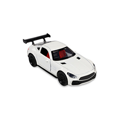 Çek Bırak 1:36 Metal Spor Araba Beyaz