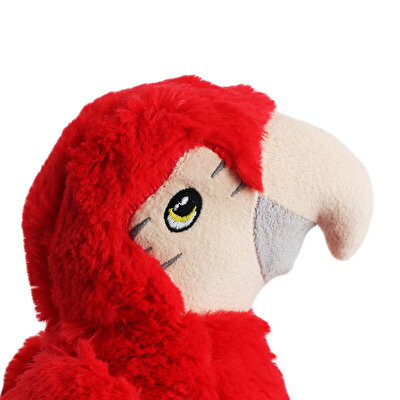 Peluş Papağan Kırmızı 35 Cm