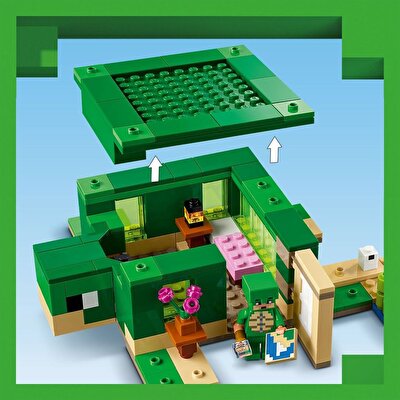 LEGO Minecraft Kaplumbağa Plaj Evi 21254