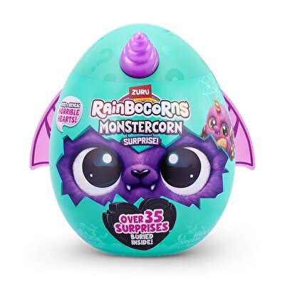 Rainbocorns Monstercorn Sürpriz Peluş Mor Boynuz
