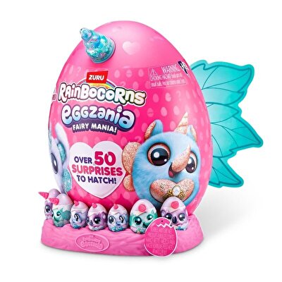 Rainbocorns Eggzania Fairy Peluş Sürpriz Paket Mavi Kanat 92106