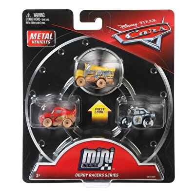 Cars Mini Karakter Arabalar Üçlü Paket