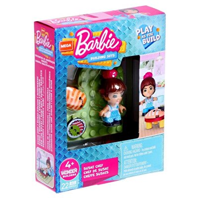Mega Barbie Mini Figürler Serisi Sushi Şefi GWR26