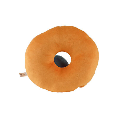 Donut Peluş Mor Yastık