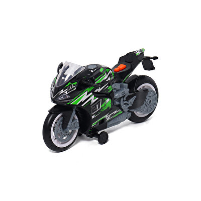 Motor Rush Işıklı ve Sesli Motor Gösterisi Yeşil