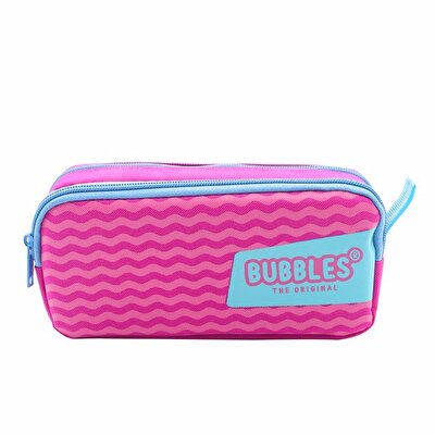 Bubbles Wave Kalem Çantası Mavi Pembe