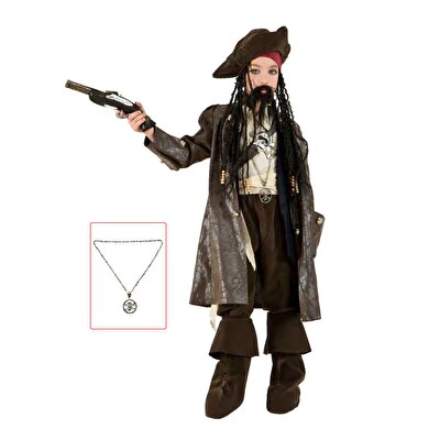 Kaptan Jack Kostüm 8 Yaş