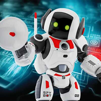 Xtrem Bots Yürüyebilen Kumandalı Sesli Robot James Spybot