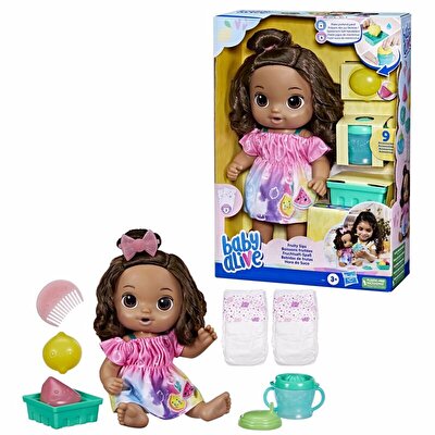 Baby Alive Bebeğimle Eğlenceli Yudumlar Esmer F7357