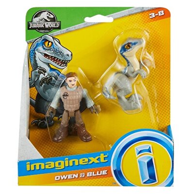 Imaginext Jurassic World Figürler Owen & Blue GBN18