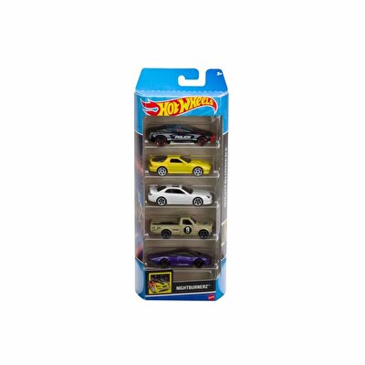 Hot Wheels Beşli Araba Seti Night Burner HFV93