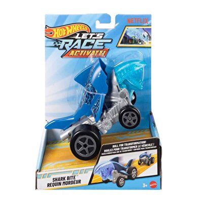 Hot Wheels Let s Race Activate Tekli Arabalar Shark Bite JJX21