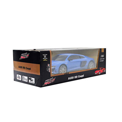 1:16 Audi R8 Coupe Uzaktan Kumandalı Işıklı Mavi Araba