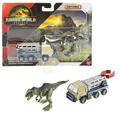 Matchbox Jurassi̇c World Di̇no Transporter Arabaları Giganotosaurus Loader JGM08