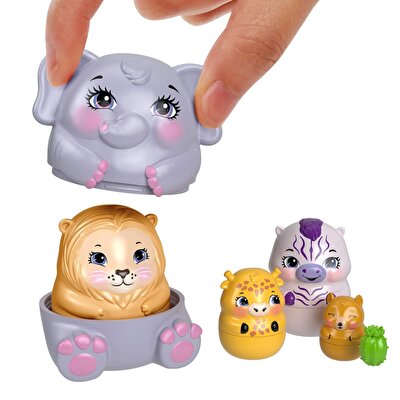 Enchantimals Secret Besties Bebek ve Ev Oyun Seti Zürafa Griselda'nın Çadırı HCF74