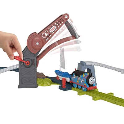 Thomas ve Arkadaşları Thomas ve Skiff Açılır Köprü Macerası (Motorlu Tren) HGX65