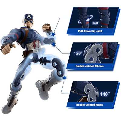 Blokees Marvel Avengers Infinity Saga Captain America Figür Yapım Seti 94 Parça