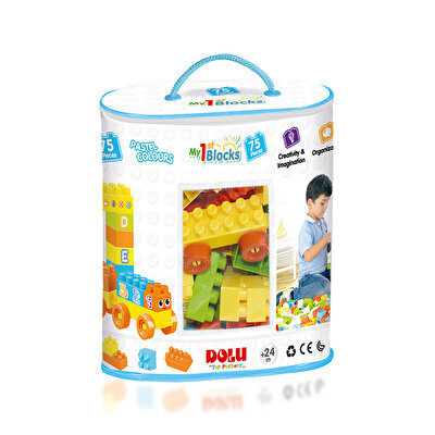Torbalı Mini Bloklar 75 Parça