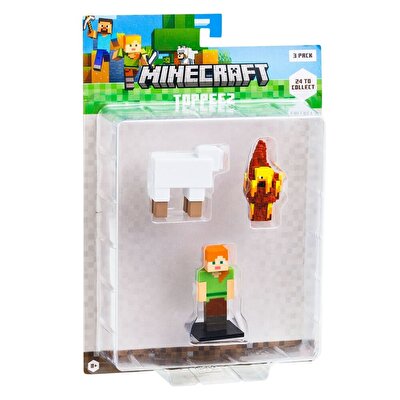 Minecraft 3D Figür Toppeez 3'lü Set Set 7