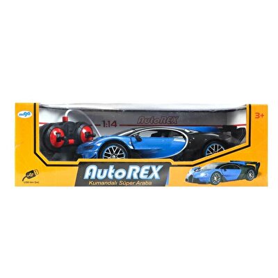 1:14 Ölçekli Uzaktan Kumandalı Mavi Süper Araba