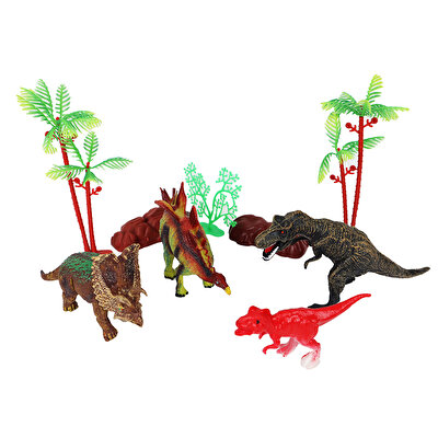 Çiftlik Dinozor Tüpte 6'lı Hayvan Oyun Seti