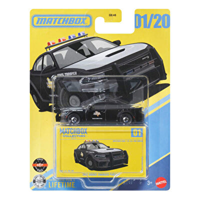 Matchbox Premium Arabalar 2023 Dodge Charger Pursuit JJW01