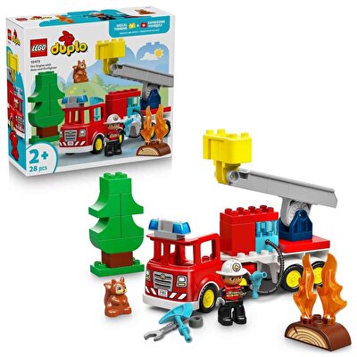 LEGO DUPLO Kasabası Hortumlu İtfaiye Aracı ve İtfaiyeci 10473